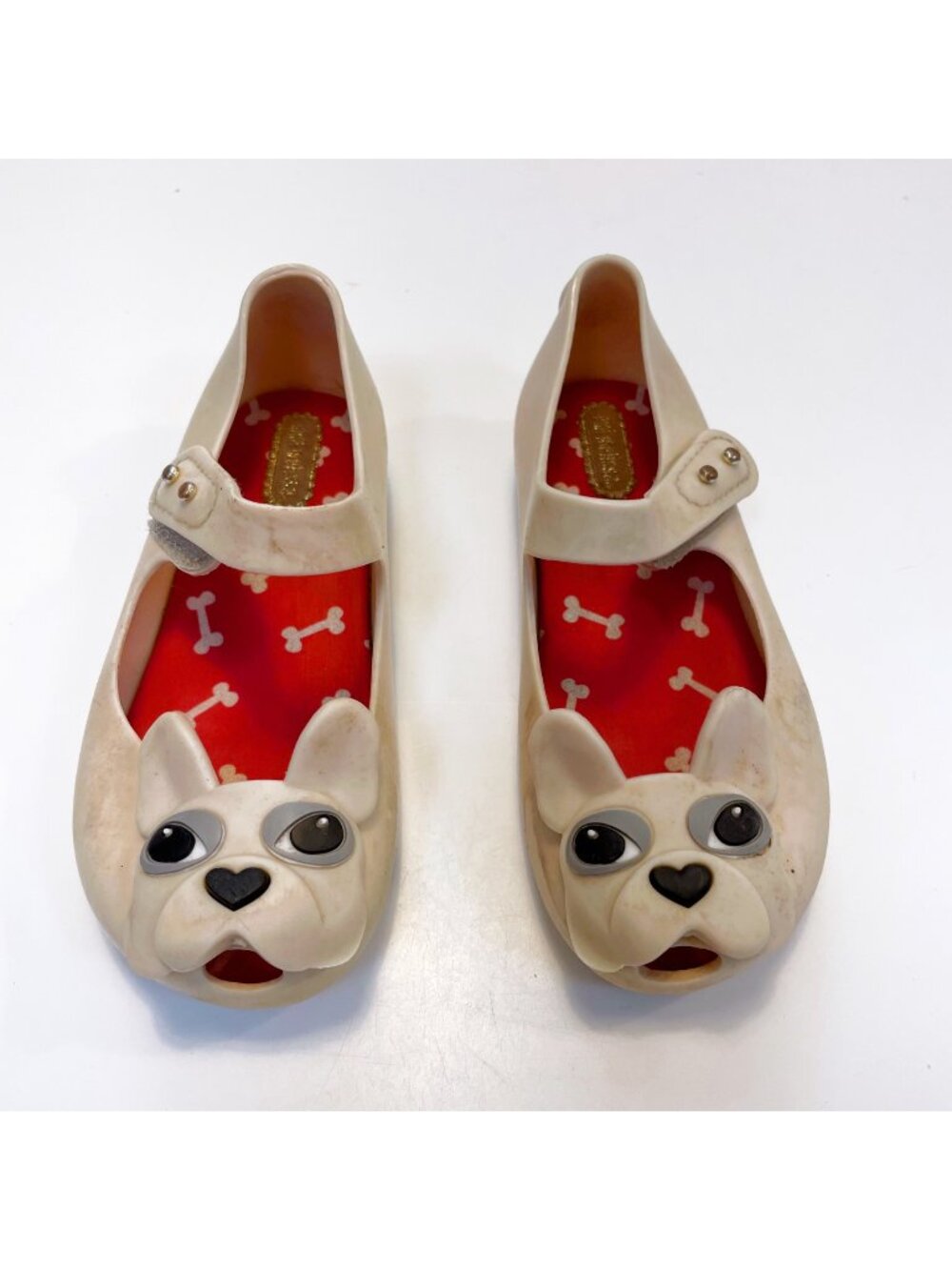 Mini Melissa Ultragirl French Bulldog Shoes, Size 9